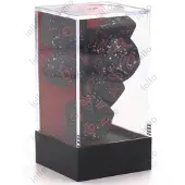 Chessex Space gespikkelde polydice dobbelsteenset 7 stuks