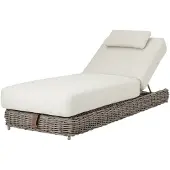 AVH-Collectie Yate ligbed grijs wicker | soft grey mixed weave kussens