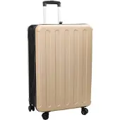 vidaXL Koffer met slot, champagnekleurig, 50 x 30 x 76 cm, ABS-kunststof