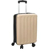 vidaXL Koffer met slot, champagnekleurig, 34 x 23 x 55,5 cm, ABS-kunststof