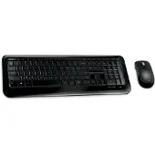 Microsoft PN9-00006, Volledige grootte (100%), Draadloos, RF-draadloos, QWERTY-indeling, Zwart, Inclusief muis