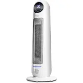 Cecotec Ready Warm 10100 Smart, keramische elektrische ruimteverwarmer, geschikt voor binnen gebruik, ideaal voor gangen, wit, met LED-verlichting