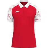 Jako Sonic Polo Heren - Rood / Wit | Maat: XXL