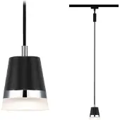 Paulmann Cone 230V-railsysteem lamp, Hanglamp URail GU10 10 W Zwart (mat)