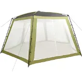 vidaXL Zwembadtent 660x580x250 cm stof groen