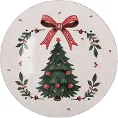 Clayre & Eef Onderbord Ø 40 cm Beige Kunststof