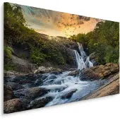 Karo-art Schilderij - Waterval in Sri Lanka, premium print