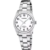 Calypso Kwartshorloge Basic Horloge, dameshorloge, stalen band, analoog