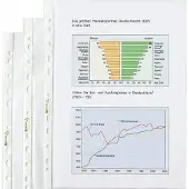 Rexel Showtassen A4 Glashelder Transparant 40 micron PP (Polypropeen) Boven 11 Gaten 224644 100 Stuks