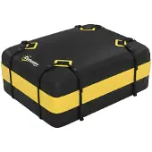 Outsunny Daktas voor Bagage-Oxford-stof-112L x 86B x 43H cm-Geel
