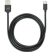 Mobilis 001278 - 1 m - USB A - USB C/Lightning - Schwarz