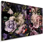 Karo-art Schilderij - Verzameling van prachtige rozen, premium print, eyecatcher