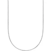The Jewelry Collection Zilver Gerhodineerde Collier gourmet 1 1333555 42 cm
