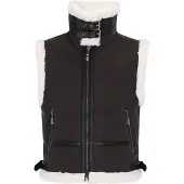 Dreimaster Bodywarmer donkerbruin / wit