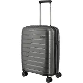 Travelite Air Base 4 wielen Kofferset 3-delig met uitbreidingsplooi grijs