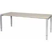 Schaffenburg Verstelbaar Bureau - Domino 200x80 robson - alu frame