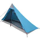 vidaXL Backpacking Tent Blauw 222 x 85 x 125 cm