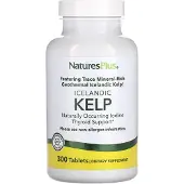 NaturesPlus Jodium Tabletten - Icelandic Kelp 150 Mcg - 300 stuks - NaturesPlus - Kelp Extract - 100% Vegatarisch - Gluten Vrij