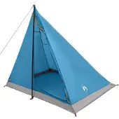 vidaXL Backpacking Tent 2-persoons Blauw 185T Polyester met PU Coating