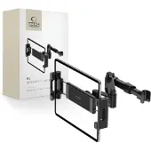 TechProtection Tech Protection Uittrekbare IPad Hoofsteun Autohouder Zwart