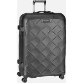 Stratic Gepäckstücke Leather & More 4-wiel trolley 75 cm grijs