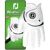 Footjoy Weathersof Golf White/Black Linkerhand L Herenhandschoenen