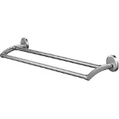 Bisk Sensation Dubbele Handdoekhaak 61cm Chroom/Nikkel