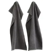 FDB Møbler R33 Kirkeby handdoek 2-pack Granite gray