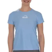 IQ-UV Uv Aqua Loose Fit Korte Mouw Rash Guard