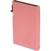 Tony Perotti Furbo Leren RFID Pasjeshouder met buitenvak - Roze