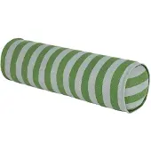 Nobodinoz Sierkussen Vibes Cylinder Cushion 50X18 Green Blue Stripes (50 x 18 cm)