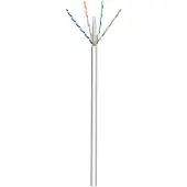 Goobay 68466 CAT 6 netwerkkabel, U/UTP, grijs, 100 meter - koper (CU), AWG 23/1 (massief), LSZH