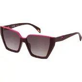 Police Zonnebril - - SPLL33-570G96 - Ø 57 mm - UV400 bescherming - Rood/Paarse
