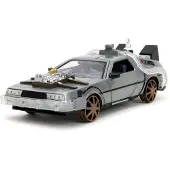 No Name 1 Back To The Future Iii Dlorean 1885 1:24 Figure Zilver