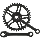 Vinty Bhogal pédalier Vintysans spiral 36T 130 mm 1/8 noir