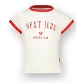 Vingino T-shirt Hely Meisje wit 116