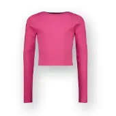 Vingino T-shirt Basic crop rib top Meisje Roze 92