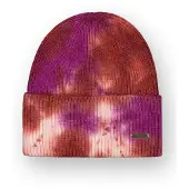 Vingino fijn gebreide muts paars/bruin Meisjes Acryl Dip-dye - maat one size