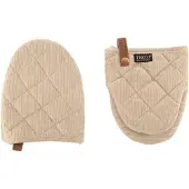 Tiseco Keukenhandschoen Home Studio Velmar Beige (Set van 2)