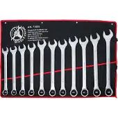 Bgs Spanner, Combinatiesleutelset XXL SW 34 - 50 mm 11 st. (36 mm, 41 mm, 48 mm, 38 mm, 42 mm, 46 mm, 50 mm, 40 mm, 44 mm, 34 mm, 35 mm)