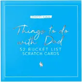 Gift Republic Scratch Cards Dad - Blauw / 11.7 x 11.7 x 4 cm / Karton