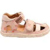 Bisgaard Sandalen 'Vic' groen / koraal / perzik