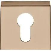 Formani Basics BSQY53 cilinderplaatje vierkant - PVD licht brons