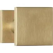 Formani | Voordeurknop BSQ60V Vast op Rozet | PVD mat goud