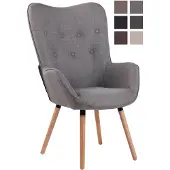 CLP Ashford Lounger - Stof grijs natura