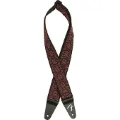 Fender PASADENA WOVEN STRAP LATTICE RED 2"