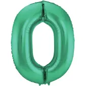 Folat Folieballon 7 mat groen