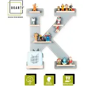Boarti Houten letter K kinderplankje Toniebox figuren wandplank Tonies muziekdoosje
