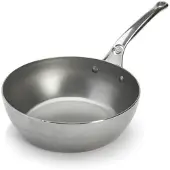 De Buyer Mineral B Pro Hapjespan 28 cm – Plaatstaal – PFAS-vrij – RVS Handgreep – Inductie Geschikt – Made in France