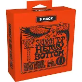 Ernie Ball 3215 Skinny Top Heavy Bottom 10-52 3 Pack